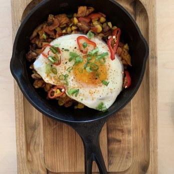 The Peached Tortilla - Brisket Hash* - Asian Fusion Near Me - Austin, Texas The Peached Tortilla - Brisket Hash* - Asian Fusion Near Me - Austin, Texas