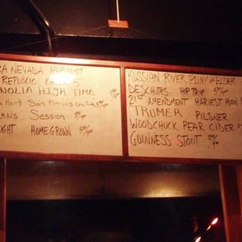 The Bistro - their menu :) - Pubs Near Me - Hayward, California