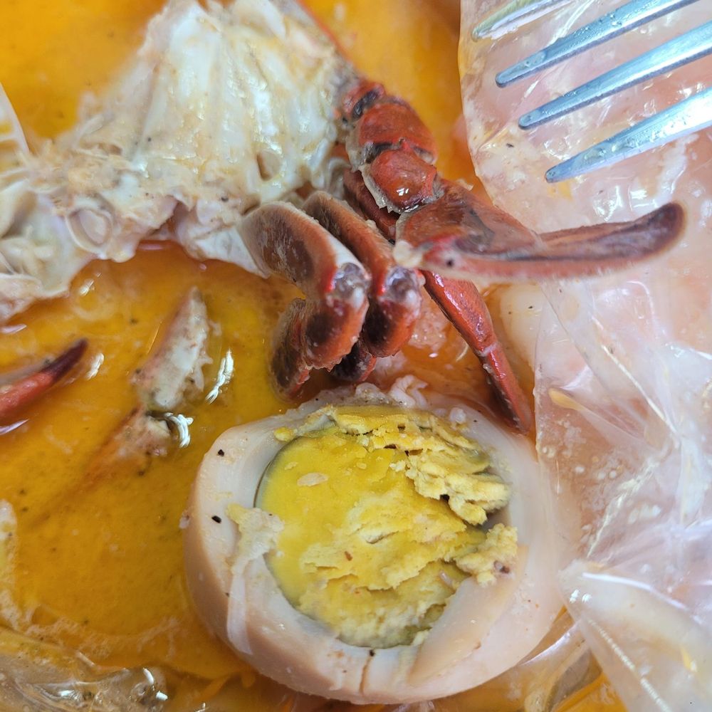 The Monster Crab - Overcooked boiled egg - Cajun/Creole Near Me - Bayside, New York The Monster Crab - Overcooked boiled egg - Cajun/Creole Near Me - Bayside, New York