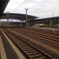 DB ICE-Bahnhof Montabaur - Blick vom Gleis 1