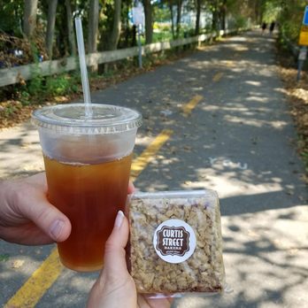 Kickstand Cafe - Love their iced tea and gluten free treats. Nice addition to the walk along the bike path (on which they're located) - Cafes Near Me - Arlington, Massachusetts