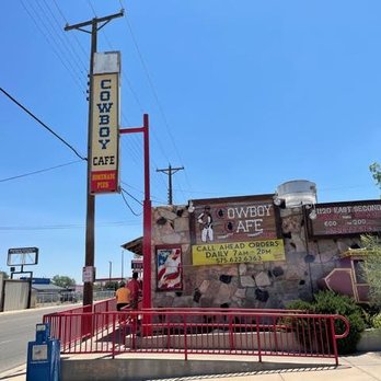Cowboy Cafe - Exterior of the restaurant (view from the parking lot) - Breakfast & Brunch Near Me - Roswell, New Mexico Cowboy Cafe - Exterior of the restaurant (view from the parking lot) - Breakfast & Brunch Near Me - Roswell, New Mexico