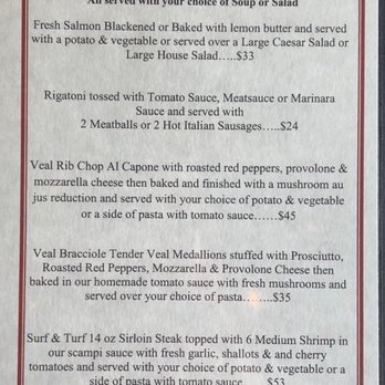 Mezza Luna - Specials.  OUCH - Italian Near Me - Buzzards Bay, Massachusetts