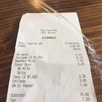 Taco Casa - Not bad - Tacos Near Me - Rogers, Arkansas