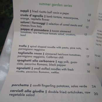 Forsythia - Food menu - Italian Near Me - New York, New York Forsythia - Food menu - Italian Near Me - New York, New York