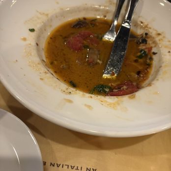 Pasta Cosi - Saltimbocca in an inch of soup with mushrooms and 3 leaves of spinach - Italian Near Me - Branford, Connecticut Pasta Cosi - Saltimbocca in an inch of soup with mushrooms and 3 leaves of spinach - Italian Near Me - Branford, Connecticut