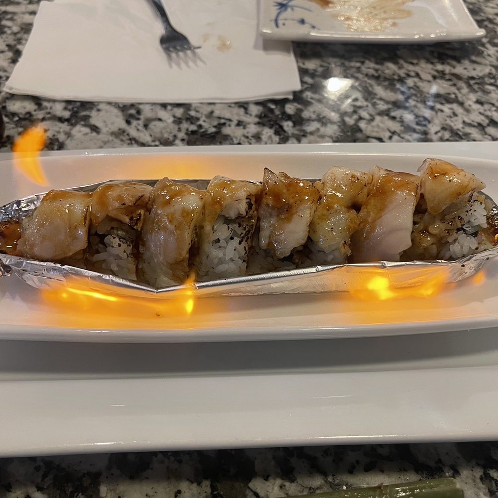 Ninza Sushi East - Fired dragon roll - Sushi Bars Near Me - Wichita, Kansas Ninza Sushi East - Fired dragon roll - Sushi Bars Near Me - Wichita, Kansas