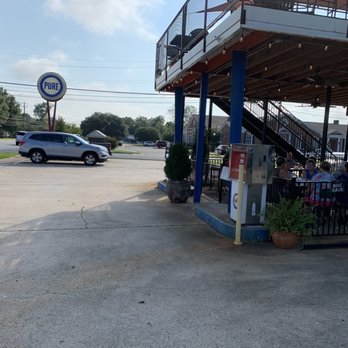 Morning By Morning Coffee - So cool it was once a gas station and the station bell is still in use as the drive thru bell. - Coffee & Tea Near Me - Perry, Georgia Morning By Morning Coffee - So cool it was once a gas station and the station bell is still in use as the drive thru bell. - Coffee & Tea Near Me - Perry, Georgia