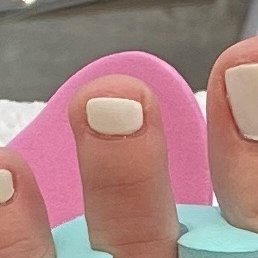 Crooked toe nail that they did not fix regardless of me asking them.