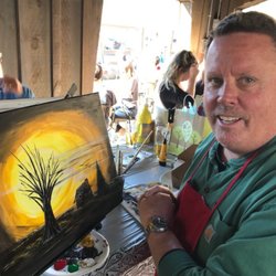 Traveling Canvas Paint Parties - Birthday boy!