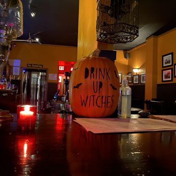 Birch Street Uptown Lounge - a pumpkin with a sign on it - Lounges Near Me - Camas, Washington