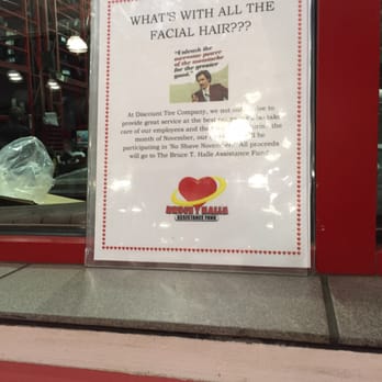 Discount Tire - Supporting No Shave November! - Tires Near Me - Westmont, Illinois