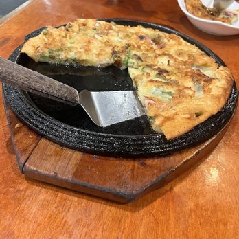 Cho Dang Village - Seafood pancake - Korean Near Me - Carrollton, Texas Cho Dang Village - Seafood pancake - Korean Near Me - Carrollton, Texas