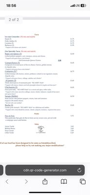 Menu photo 1 Xicamiti La Taquería Bistro Golden, CO Menu photo 1 Xicamiti La Taquería Bistro Golden, CO