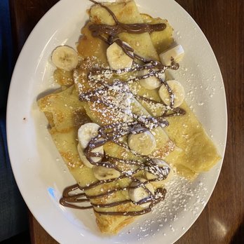Eggsellent Cafe - Banana Nutella Crepe - Breakfast & Brunch Near Me - Carrollton, Texas Eggsellent Cafe - Banana Nutella Crepe - Breakfast & Brunch Near Me - Carrollton, Texas