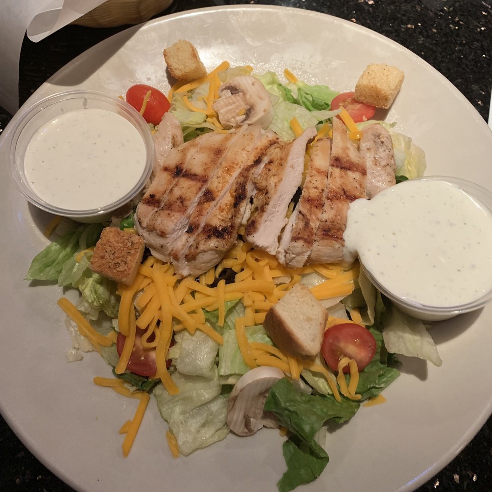 Two Frogs Grill - Delicious grilled chicken salad with made from scratch ranch. - American Near Me - Ardmore, Oklahoma Two Frogs Grill - Delicious grilled chicken salad with made from scratch ranch. - American Near Me - Ardmore, Oklahoma