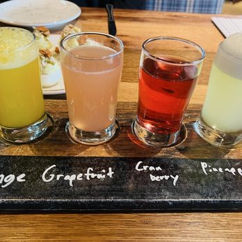 Whiskey Cake Kitchen & Bar - Mimosa Flight - New American Near Me - Round Rock, Texas Whiskey Cake Kitchen & Bar - Mimosa Flight - New American Near Me - Round Rock, Texas