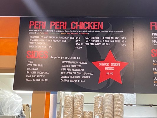 Menu photo 2 Peri Peri Shack Burnaby, BC