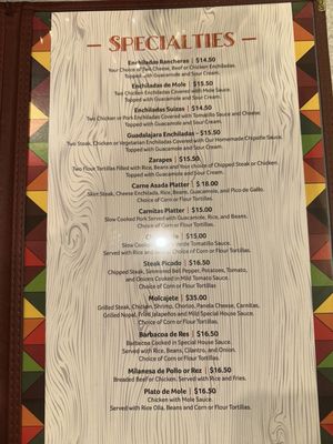 Menu photo 5 La Fe Mexican Grill Lancaster, CA