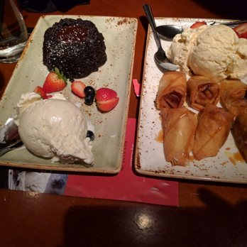 P.F. Chang's - Vietnamese Chocolate Lava Cake & Banana Spring Rolls - Chinese Near Me - Sunnyvale, California