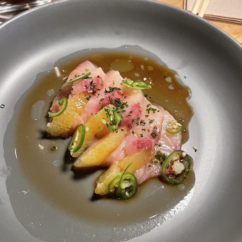 Kitsu Nori - Hamachi Crudo - Japanese Near Me - Austin, Texas Kitsu Nori - Hamachi Crudo - Japanese Near Me - Austin, Texas