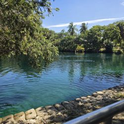 Snyder Park - View of lake inside the gate