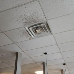 One of the tiles. It looks worse in person. One of the tiles. It looks worse in person.