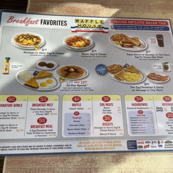 Waffle House - Menu - Diners Near Me - East Ellijay, Georgia Waffle House - Menu - Diners Near Me - East Ellijay, Georgia