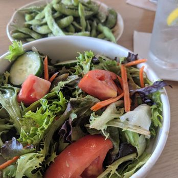 Miyo's - House salad and edamame beans - Chinese Near Me - Columbia, South Carolina