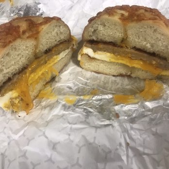 Beaver Bagel Company - Sausage, egg, and cheese on jalapeño cheddar bagel - Bagels Near Me - Beaver, Pennsylvania Beaver Bagel Company - Sausage, egg, and cheese on jalapeño cheddar bagel - Bagels Near Me - Beaver, Pennsylvania