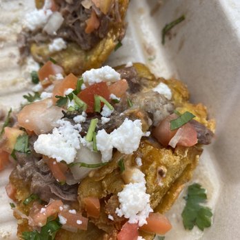 MexiCuban - Pork Tostones - Food Trucks Near Me - Renton, Washington
