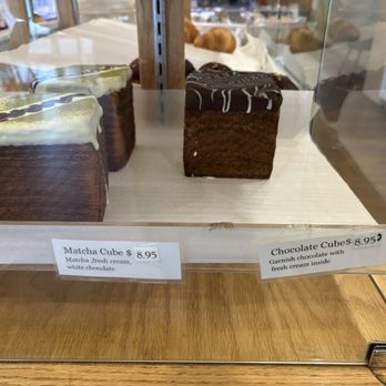 Amor Cafe & Pastry - Matcha cube, chocolate cube, pastries - Bakeries Near Me - Centreville, Virginia