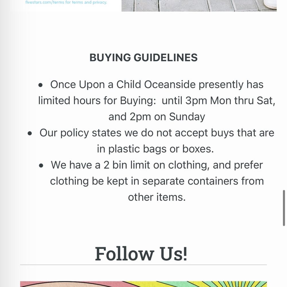 Their buying guidelines on their website saying they don't accept things in bags of boxes.... Their buying guidelines on their website saying they don't accept things in bags of boxes....