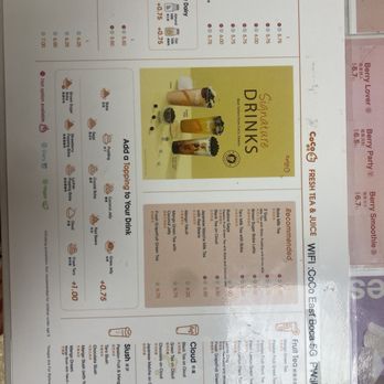CoCo Bubble Tea - Menu - Bubble Tea Near Me - Boca Raton, Florida