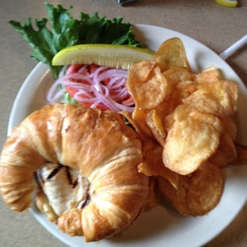 Garretts Restaurant and Bar - Grilled chicken breast on a croissant. - Cocktail Bars Near Me - Rockford, Illinois Garretts Restaurant and Bar - Grilled chicken breast on a croissant. - Cocktail Bars Near Me - Rockford, Illinois