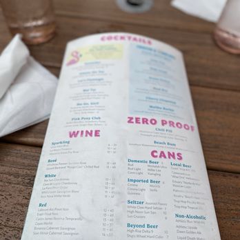Pinky's on the Beach - Menu - American Near Me - Folly Beach, South Carolina Pinky's on the Beach - Menu - American Near Me - Folly Beach, South Carolina