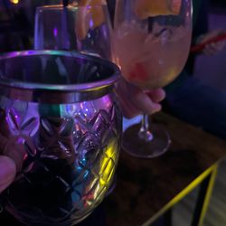 The Drink - Hot Chocolate bourbon  and sangria!!!