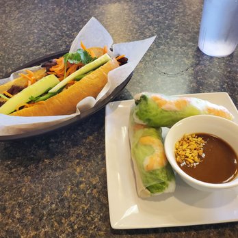 Pho Now - Shrimp and Pork Spring Rolls; Grilled Pork Bahn Mi - Vietnamese Near Me - Houston, Texas Pho Now - Shrimp and Pork Spring Rolls; Grilled Pork Bahn Mi - Vietnamese Near Me - Houston, Texas