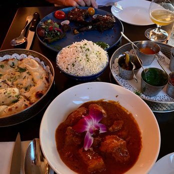 Daru - Bison momo, chicken masalaa, lamb chops, chutneys, rice - Cocktail Bars Near Me - Washington, DC, District of Columbia Daru - Bison momo, chicken masalaa, lamb chops, chutneys, rice - Cocktail Bars Near Me - Washington, DC, District of Columbia