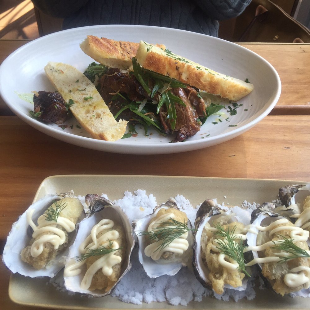 Oysters and lamb