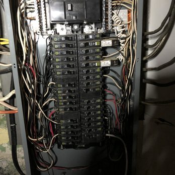 TRD Electric - Panel inspection found loose connections and wires hanging loose in the box. - Electricians Near Me TRD Electric - Panel inspection found loose connections and wires hanging loose in the box. - Electricians Near Me
