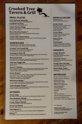 Menu photo 1 Crooked Tree Tavern & Grill Mt Hood, OR Menu photo 1 Crooked Tree Tavern & Grill Mt Hood, OR