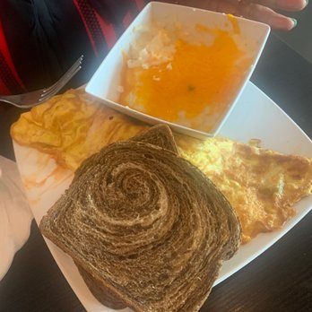 CanopyRoad Cafe - Buffalo Chicken Omelet w Side of Toast - Breakfast & Brunch Near Me - Tampa, Florida CanopyRoad Cafe - Buffalo Chicken Omelet w Side of Toast - Breakfast & Brunch Near Me - Tampa, Florida