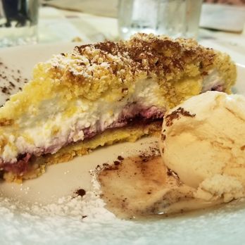 Da Enzo al 29 - Cake of the day made with ricotta and a side of hazelnut gelato - Roman Near Me - Rome, RM Da Enzo al 29 - Cake of the day made with ricotta and a side of hazelnut gelato - Roman Near Me - Rome, RM