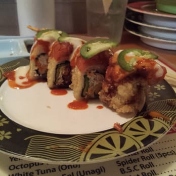 Sushi Sumo - Mexican roll not on the menu. Order it bombdotcom - Sushi Bars Near Me - Gardena, California Sushi Sumo - Mexican roll not on the menu. Order it bombdotcom - Sushi Bars Near Me - Gardena, California