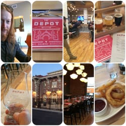 The Depot Craft Brewery Distillery - Good beer, good whiskey, good food, great service. Can't ask for much more!