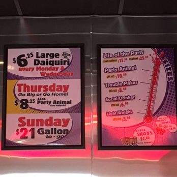 Daiquiris & Company - Daiquiri Menu! - Drive-Thru Bars Near Me - New Orleans, Louisiana Daiquiris & Company - Daiquiri Menu! - Drive-Thru Bars Near Me - New Orleans, Louisiana