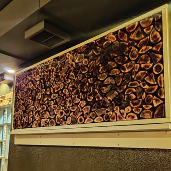 Battista’s Artisan Pizza - a wall of wood - Pizza Near Me - Crown Point, Indiana