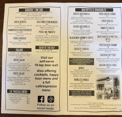 Menu photo 1 Split Rail Eats Gatlinburg, TN