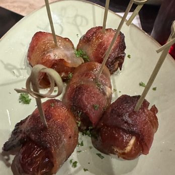 Mochuelo - Bacon Wrapped Dates~ tasty - Tapas/Small Plates Near Me - Fresno, California Mochuelo - Bacon Wrapped Dates~ tasty - Tapas/Small Plates Near Me - Fresno, California
